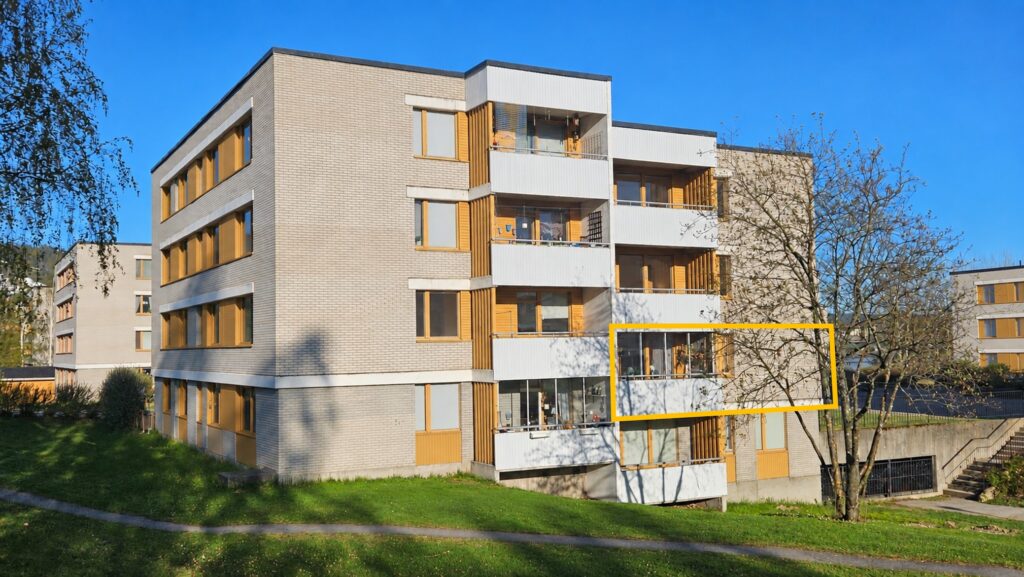 Ledig lägenhet bostad hyresrätt i Sollefteå vid Ångermanälven med 3 rum och kök på Djupövägen 23, byggnaden