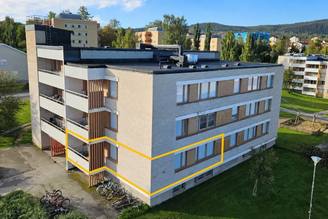 Ledig lägenhet - hyresrätt - med 3 Rok i Sollefteå på Djupövägen 25 lgh 1004, byggnaden