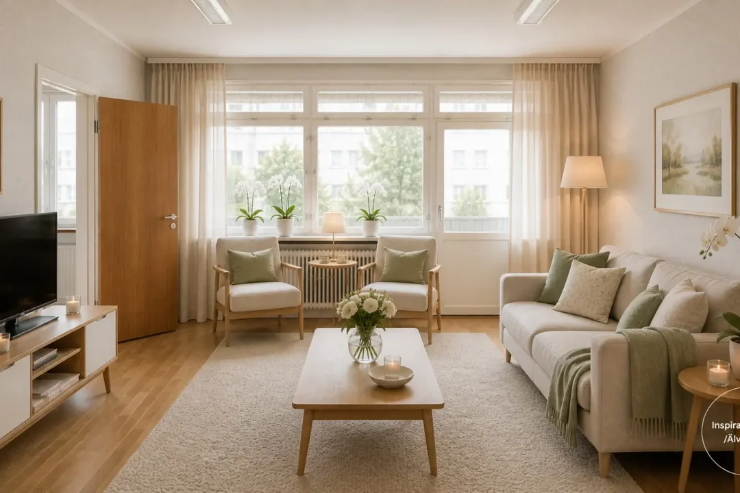 Ledig lägenhet (hyresrätt) i Sollefteå med 3 rum och kök på Djupövägen 25 lgh 1004, inspirationsbild vardagsrum