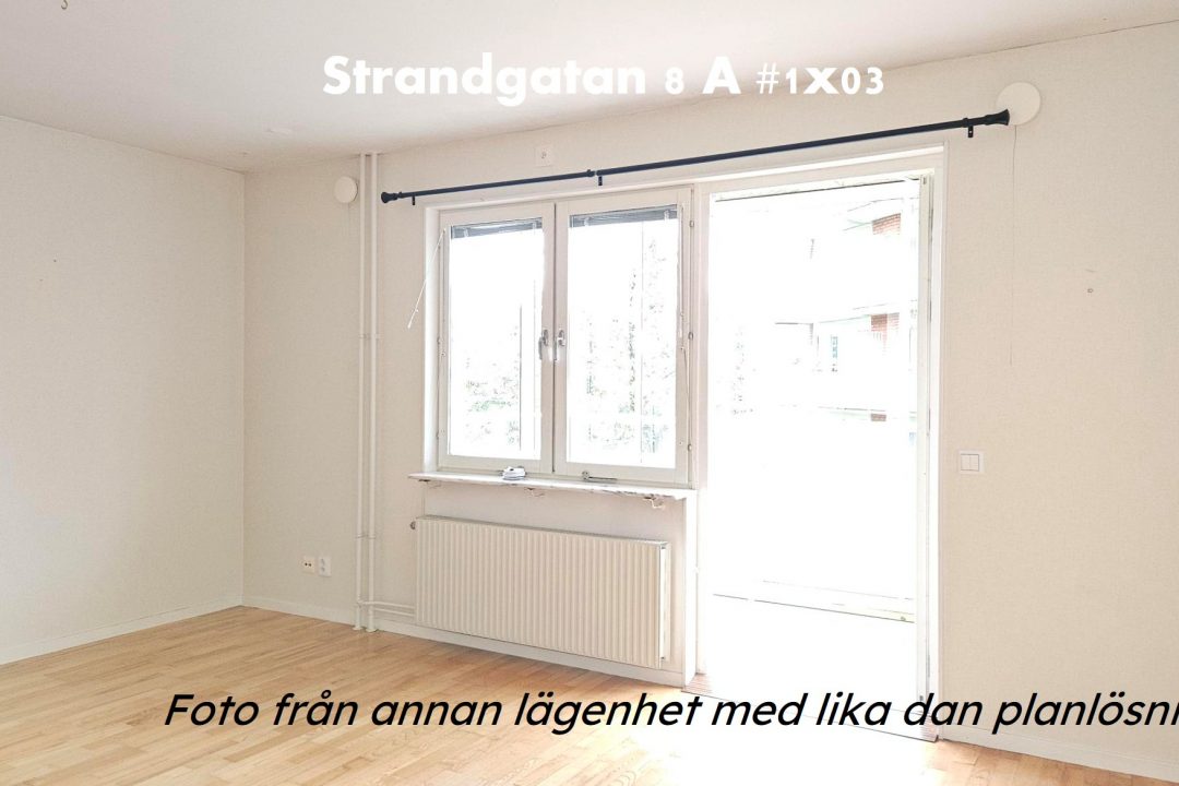 Ledig lägenhet i Sollefteå med 1 rum och kök på Strandgatan 8 A lägenhet 1203, rum med sovalkov