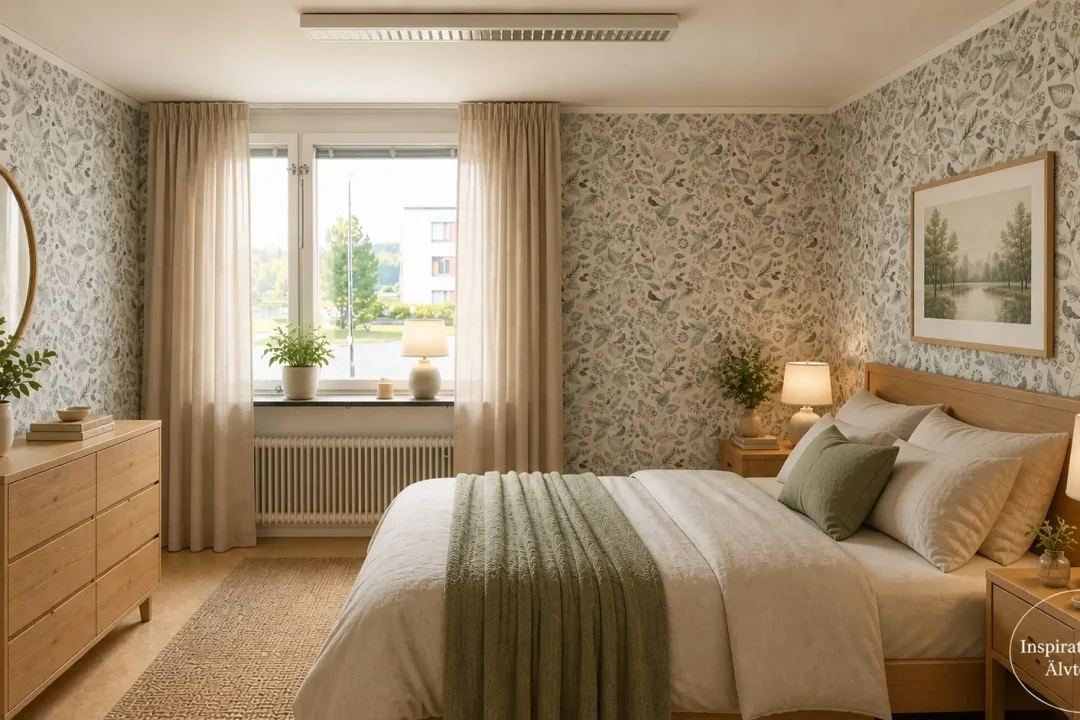 Ledig lägenhet (hyresrätt) i Sollefteå med 3 rum och kök på Djupövägen 25 lgh 1004, inspirationsbild sovrum 2