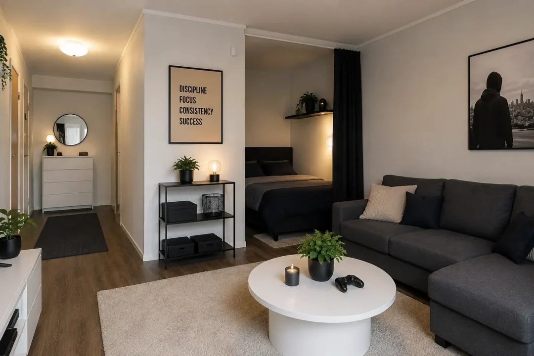 Ledig lägenhet med hyresrätt i Sollefteå med 1 rum och kök, rummet med sovalkov