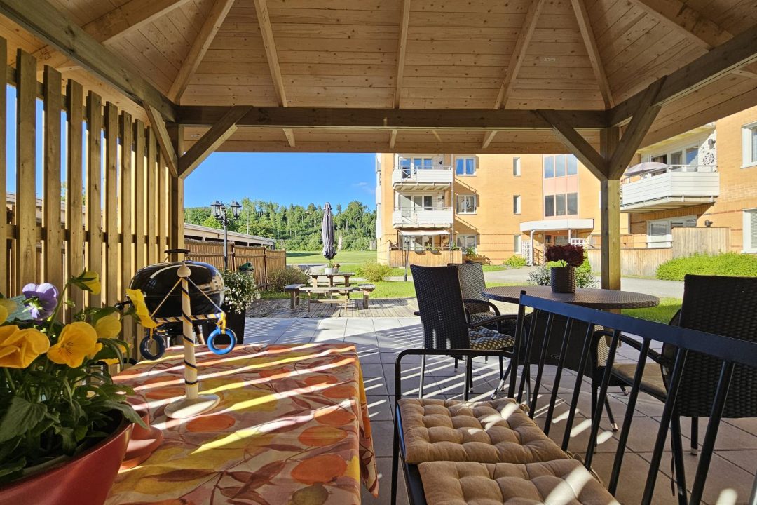 Paviljongen på Tuvan i Sollefteå inifrån