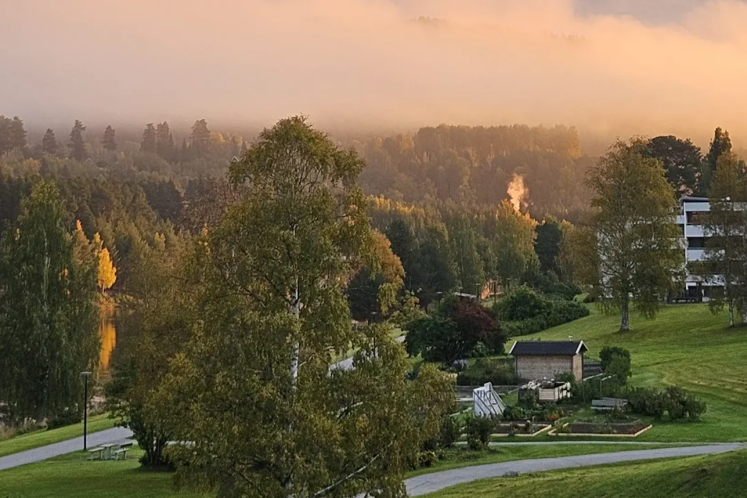 Älvtorpet en septembermorgon